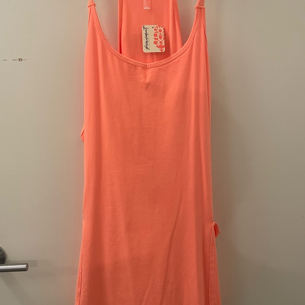 Free People Movement Hot Shot Dress Hot Watermelon Size L